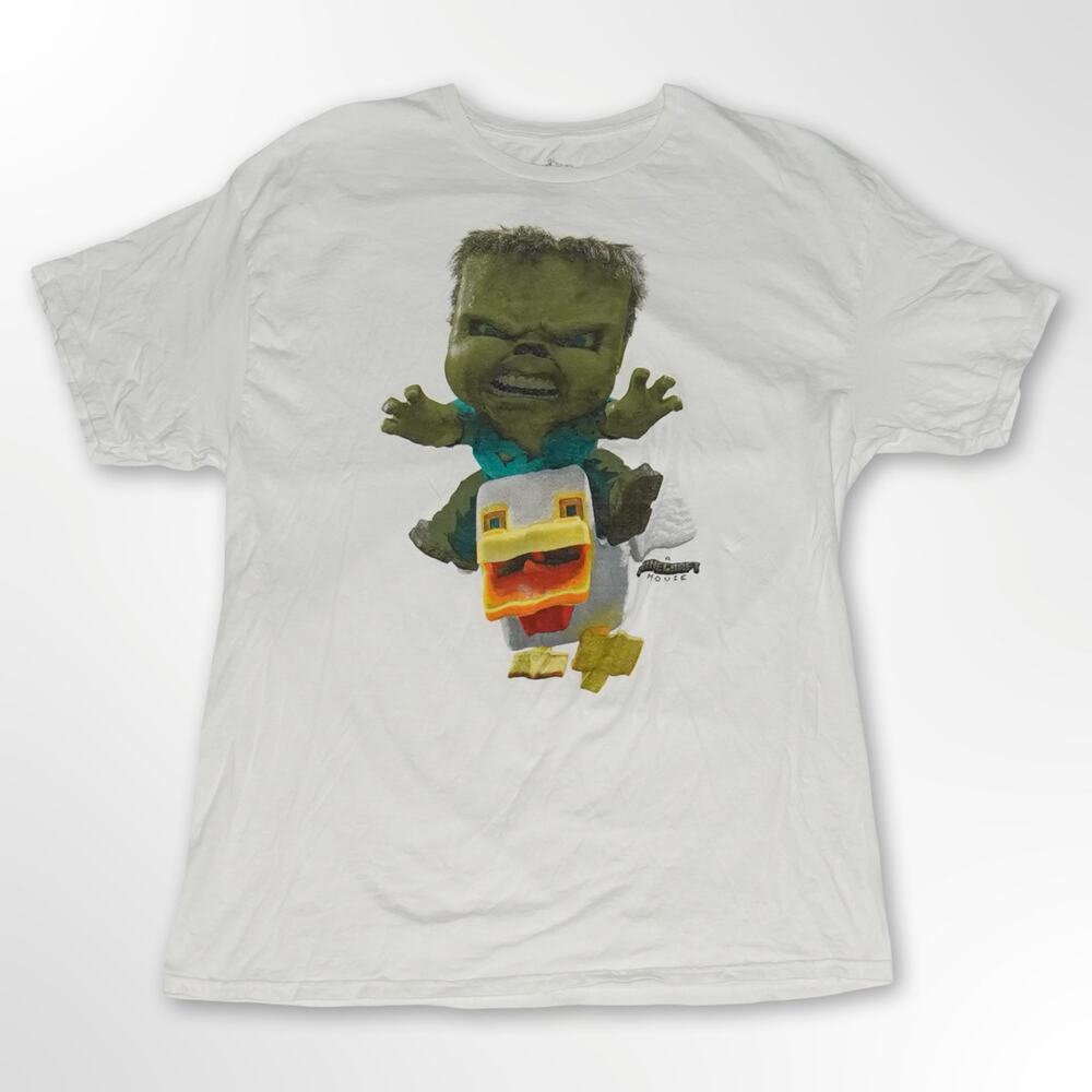 Minecraft Movie Meme T-Shirt - Men's XL - Funny Graphic